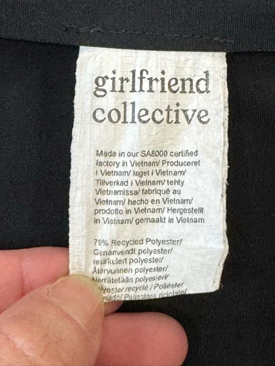 girlfriend collective Black Recycled High-Rise Leggings - XXL - Picture 3 of 6